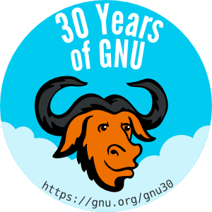 GNU 30th anniversary celebration